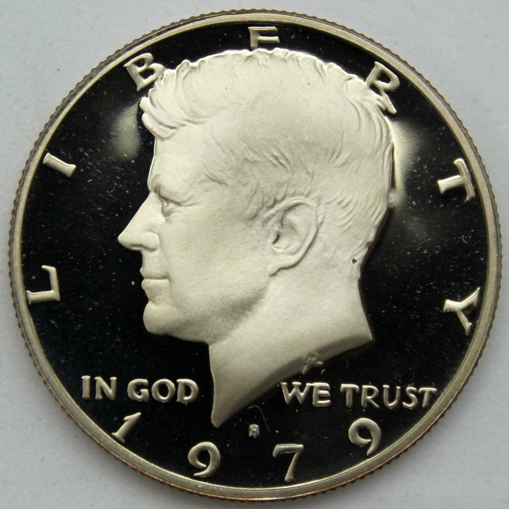 1979-S Type 1 Proof Kennedy Half Dollar
