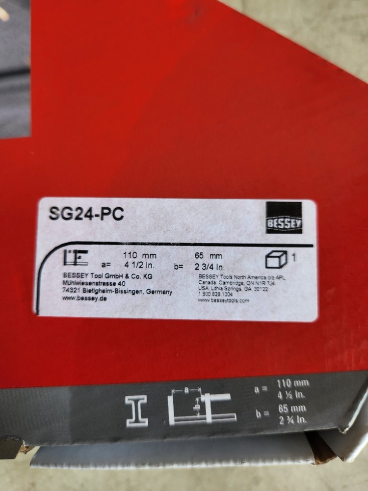 *NEW* Bessey SG24-PC Pipe Grip