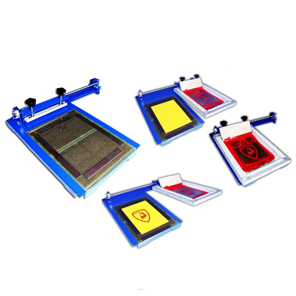 One Color Sliding Screen Printer Universal 2 Directions Parallelmovement
