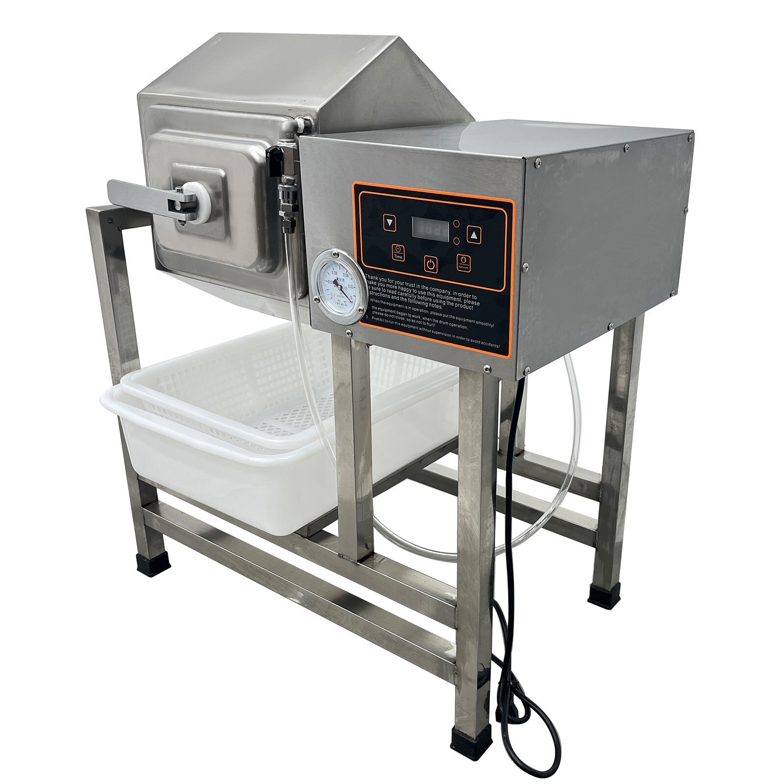 110V 32L Fully Automatic Vacuum Meat Pickling Machine Tumbler Marinator