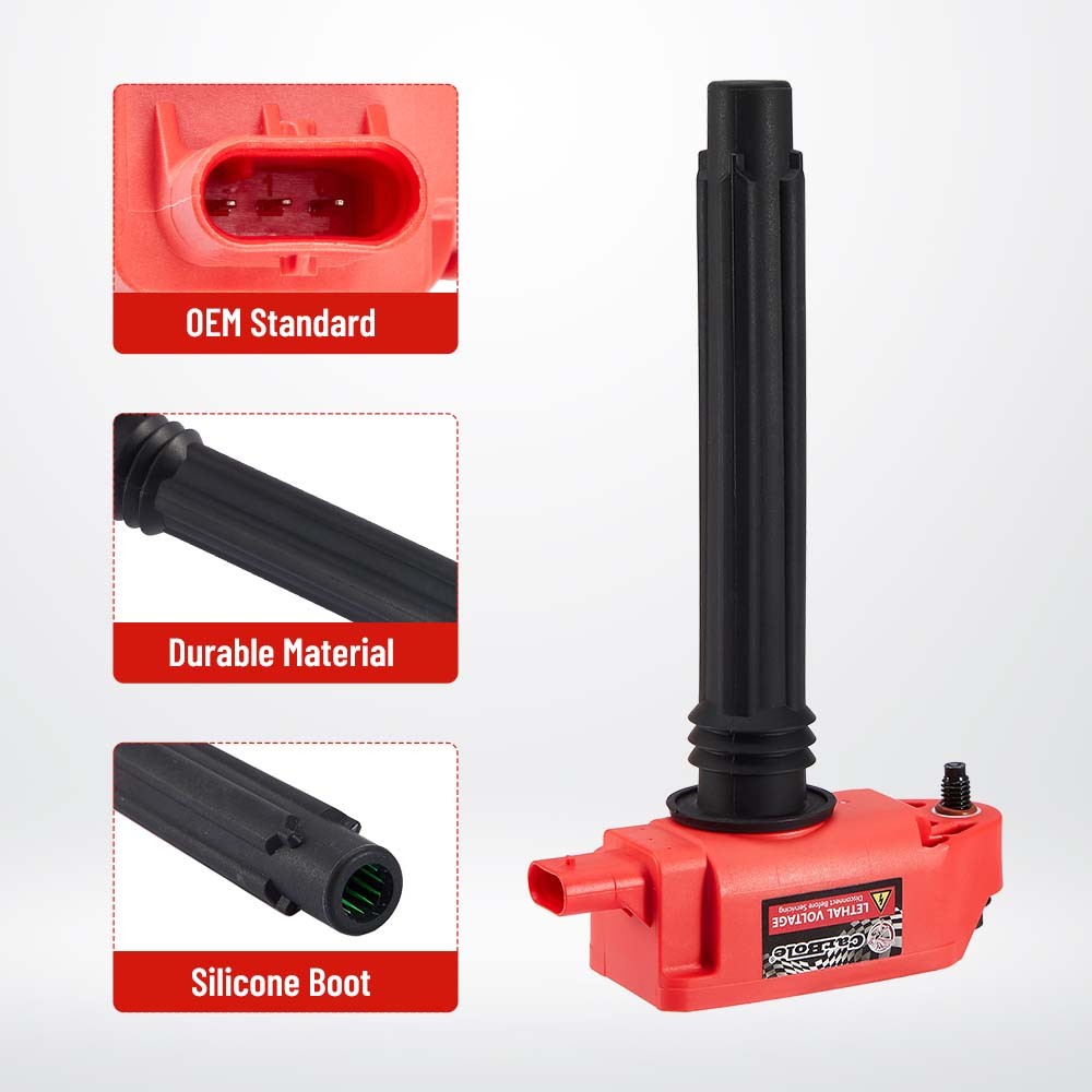 6 Pack Ignition Coil + 6 Spark Plug For 3.6L 2011-2025 Chrysler Dodge Jeep Ram