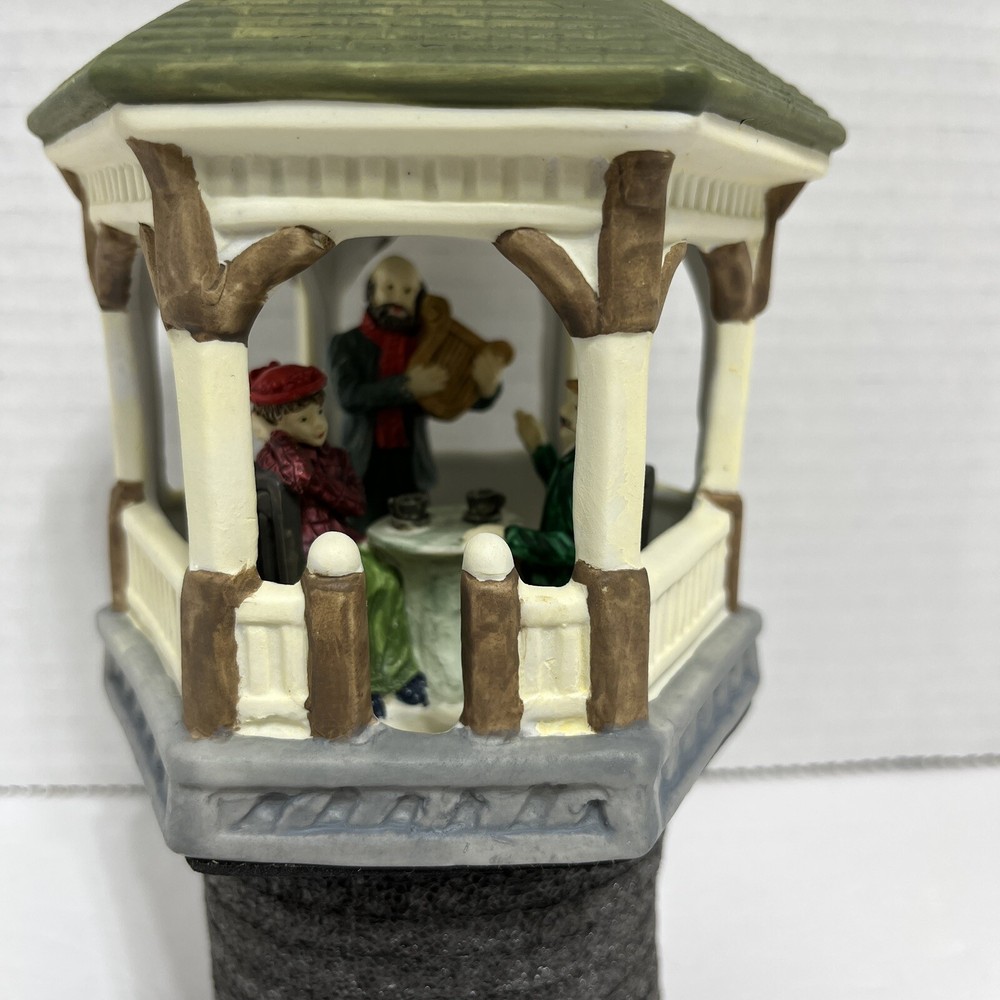 Victorian Gazebo W/ People Having Tea