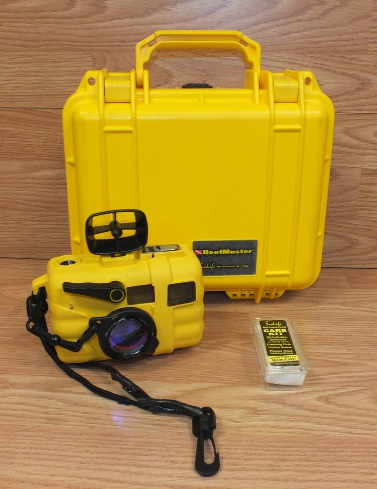 Genuine Sealife Reefmaster Underwater Camera Housing, Care Kit, & Case *READ!*