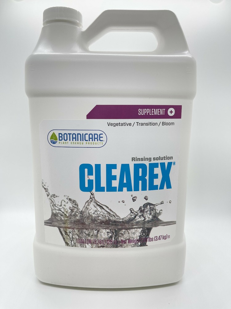 Botanicare Clearex 1 Gallon - salt leaching nutrient flush solution gal