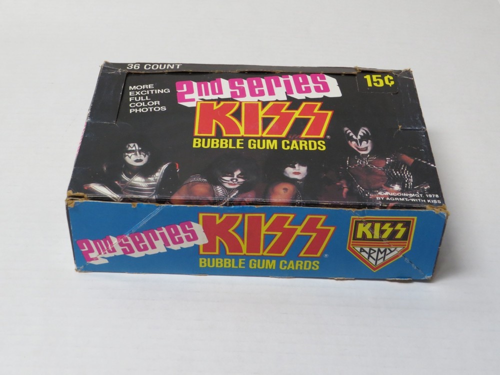 KISS DONRUSS SERIES II EMPTY BOX AUCOIN 1978