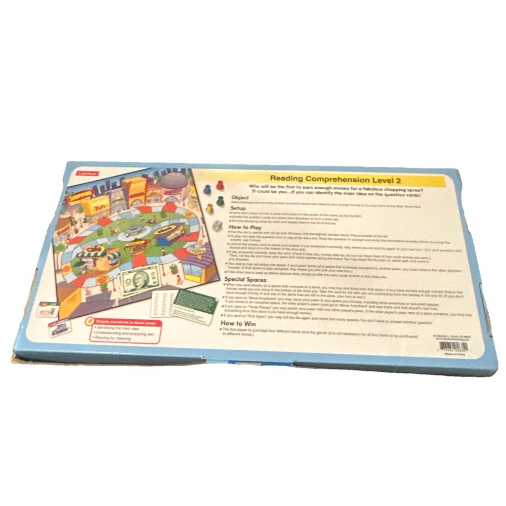 Main St Shopping Lakeshore Educational Board Game Reading Comp Level 2