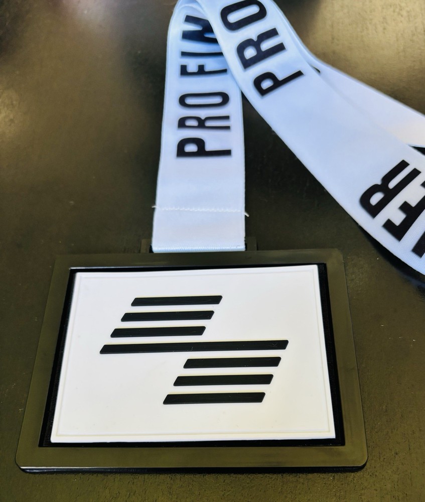 HYROX Patch Hook (White W/ Black Stripes