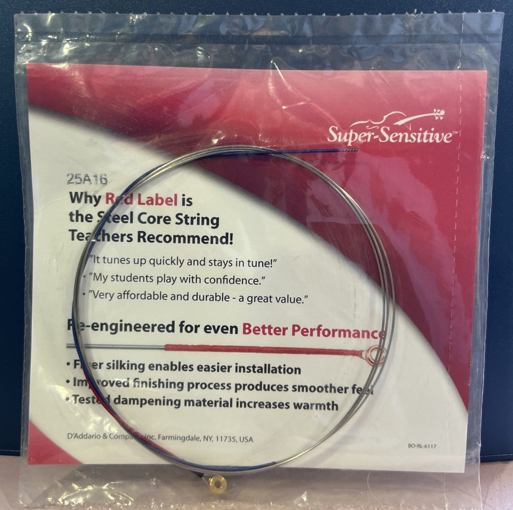 Red Label Cello A Single String 4/4 Medium