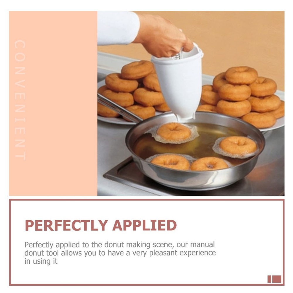 2 Pcs Manual Doughnut Tool Creative Doughnut Maker For Kitchen Baking Tool