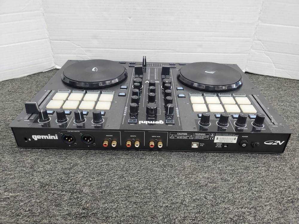 Gemini G2V 2 Channel DJ Controller - Read Description