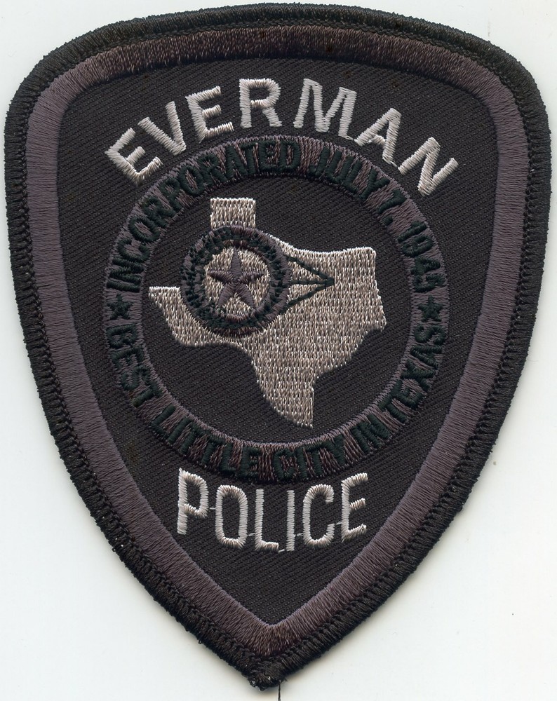 EVERMAN TEXAS TX POLICE PATCH