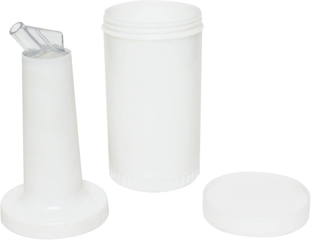 Thunder Group 2-piece, 1 quart store and pour-white cap, comes in each