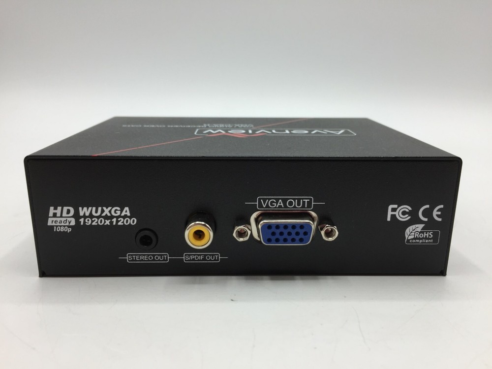 Avenview VGA / Audio Extender Single CAT5 / CAT6 with RGB Delay Control & EQ