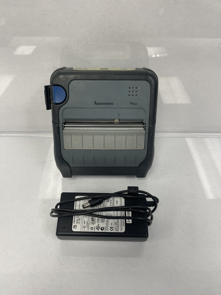 Intermec PB50 Mobile Thermal Barcode Printer w/ Power Adapter