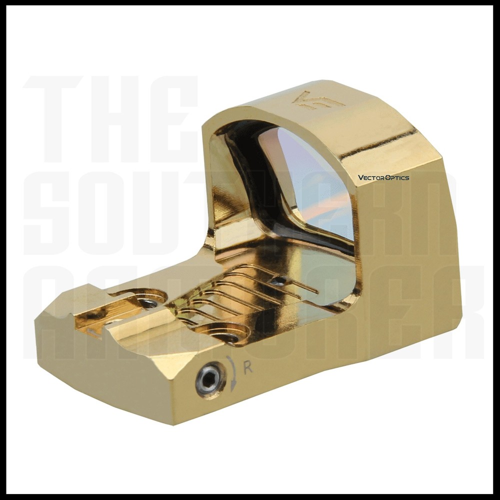 VECTOR OPTICS FRENZY-S GOLD RED DOT OPEN REFLEX OPTIC SIGHT 3MOA AUTO ADJUST DOT