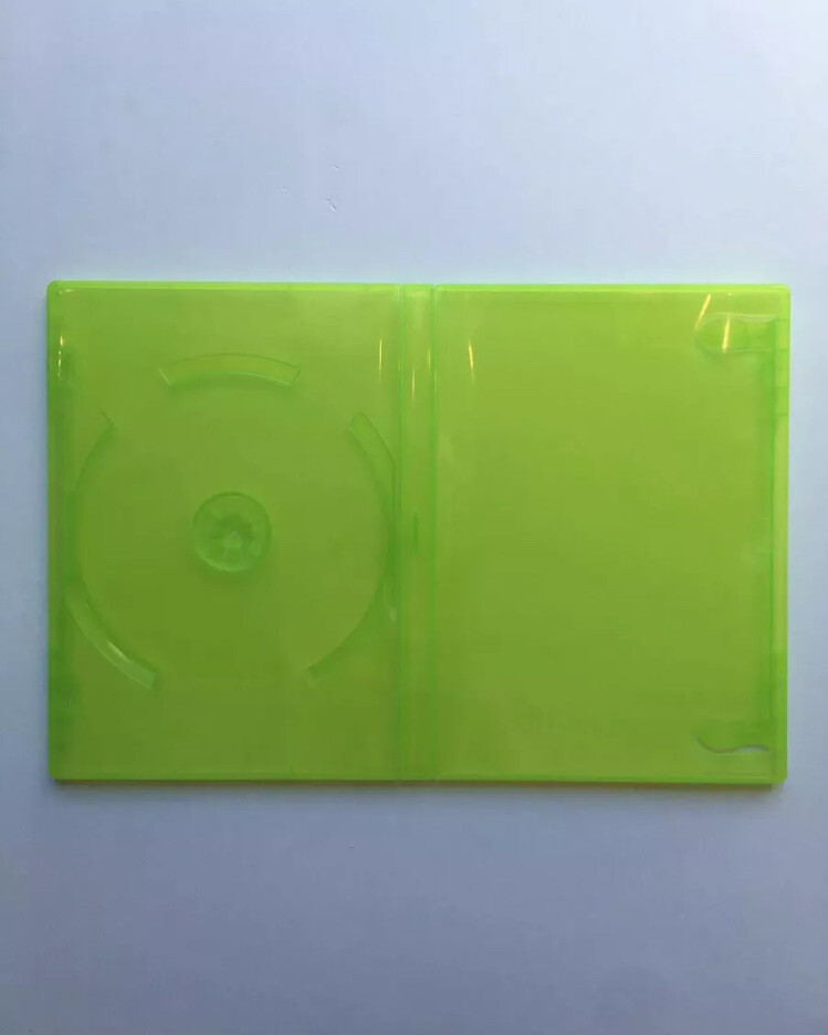 New 10 XBOX 360 Translucent Green Replacement Video Game Storage Shell Cases
