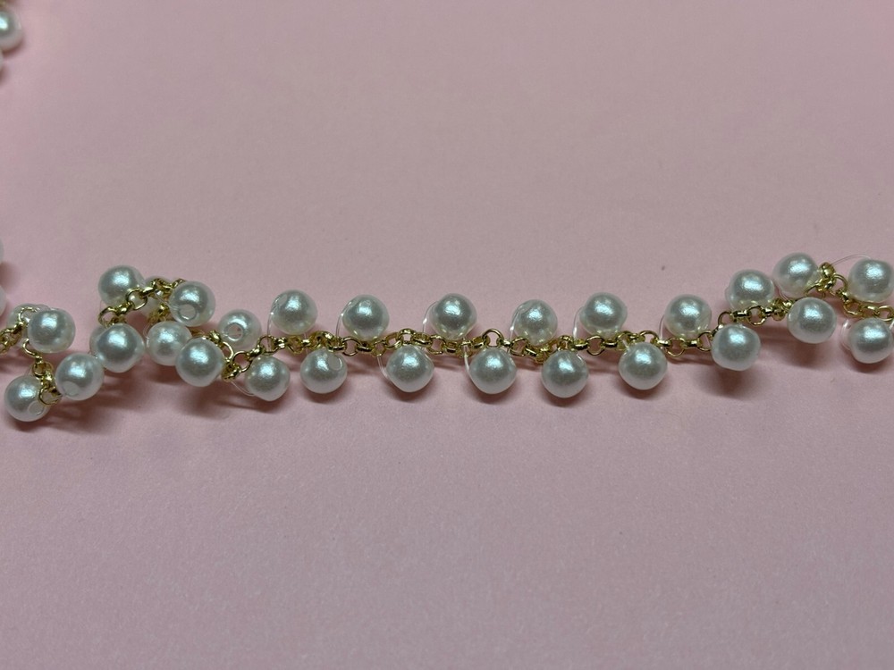 Pearl Link Gold Flexible Necklace