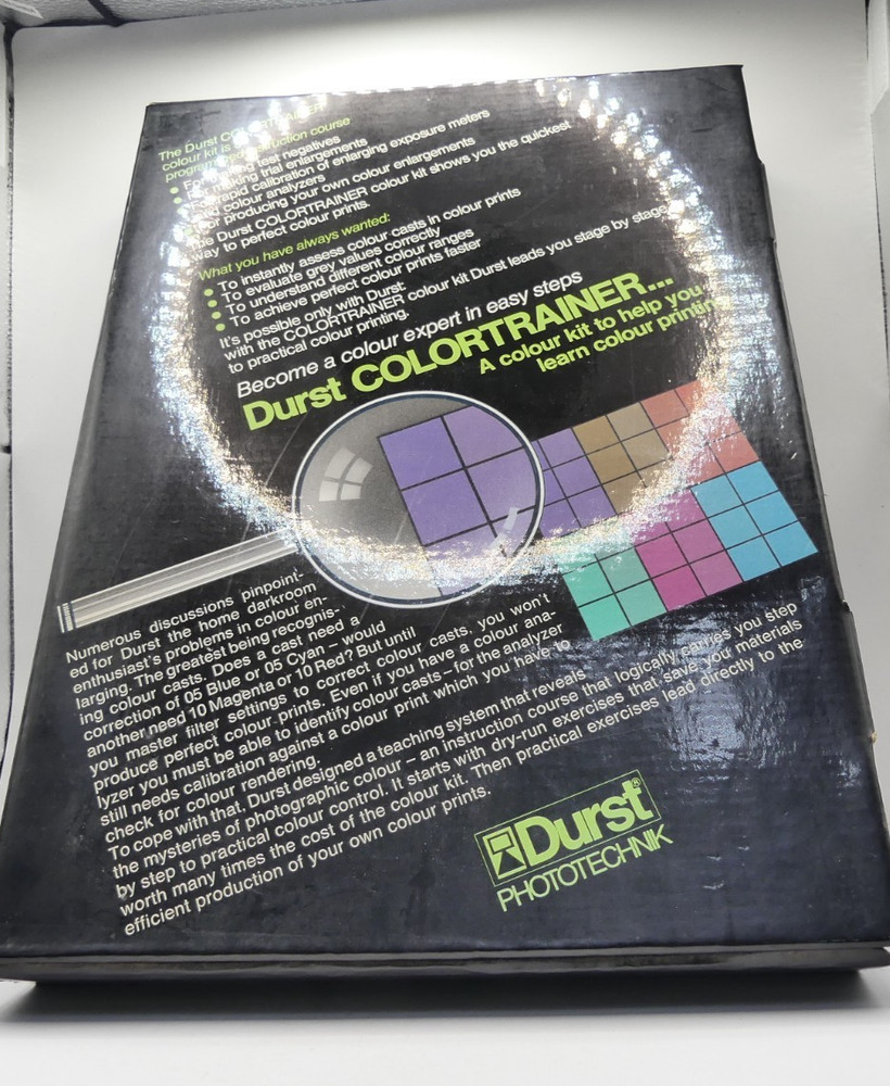DURST COLORTRAINER KIT PROGRAMED INSTRUCTION COURSE FOR COLOUR PRINTING 1996