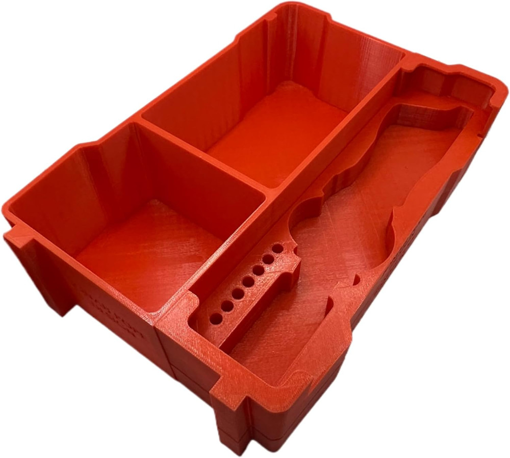 M12 Soldering Iron Holder for Packout Organizer - 3D Printed Red Insert