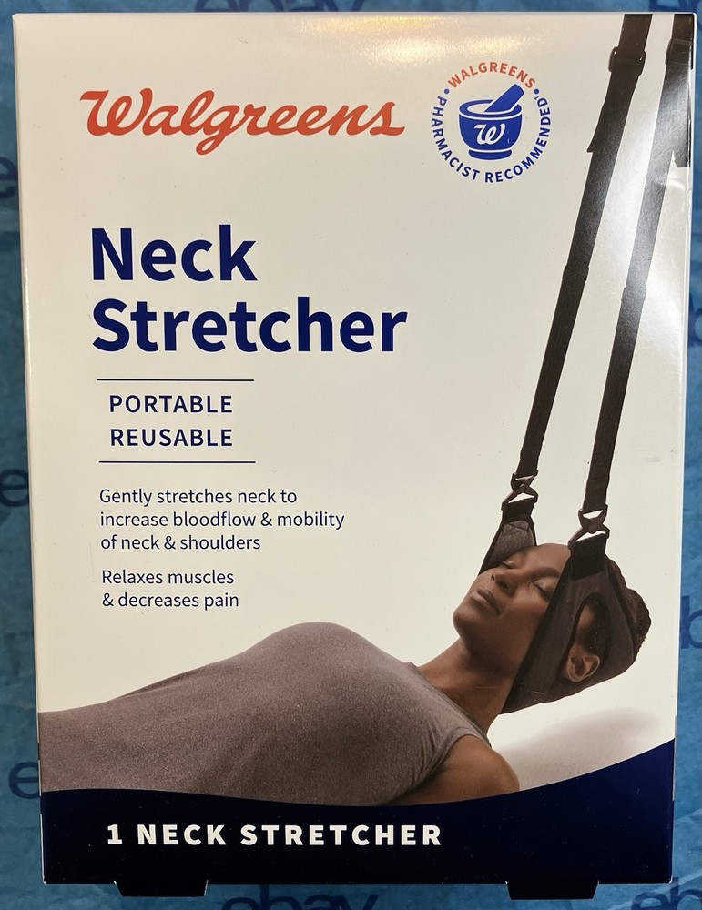 Walgreens Neck Stretcher Portable Reusable Adjustable Strap New