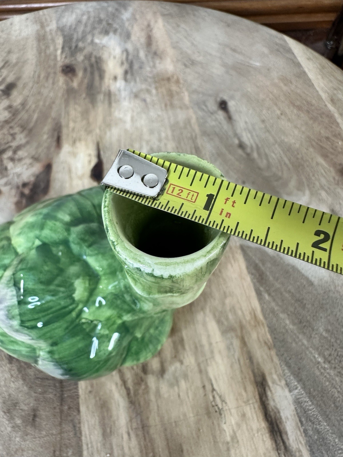 Artichoke Vase Bottle Ceramic Vegetable Decor Italian Majolica