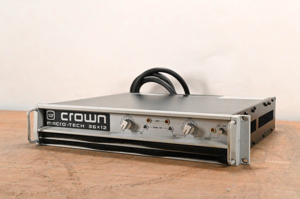 Crown Macro-Tech 36x12 2-Channel Power Amplifier CG01VS2