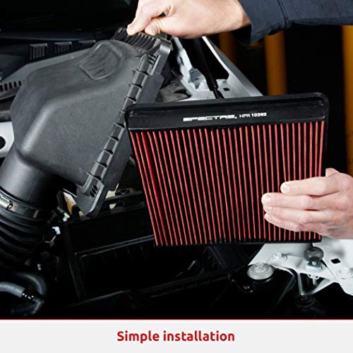 Engine Air Filter: High Performance, Premium, Washable, Replacement Filter:
