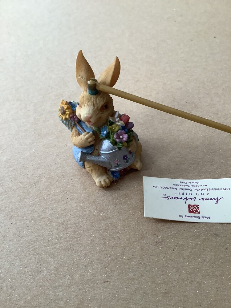 Candle Snuffer Bunny Rabbit With Blue Handle Home Interiors Spring Easter