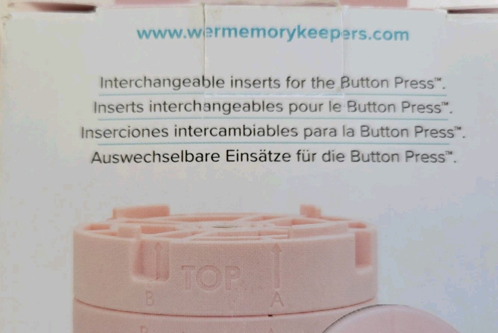 We R Memory Keepers Button Press Inserts-Small (25mm)