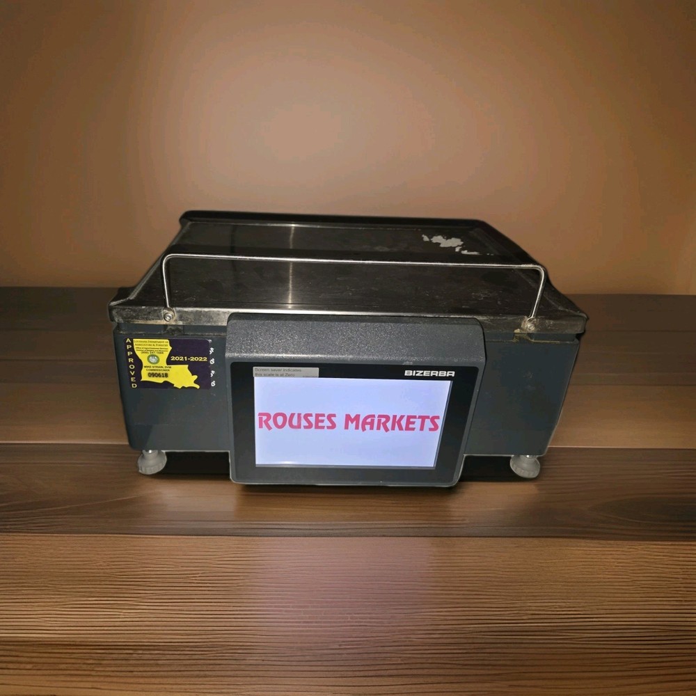 Bizerba XC 100 PRO 30 lb. Touchscreen Digital Scale With Printer-*TESTED WORKS