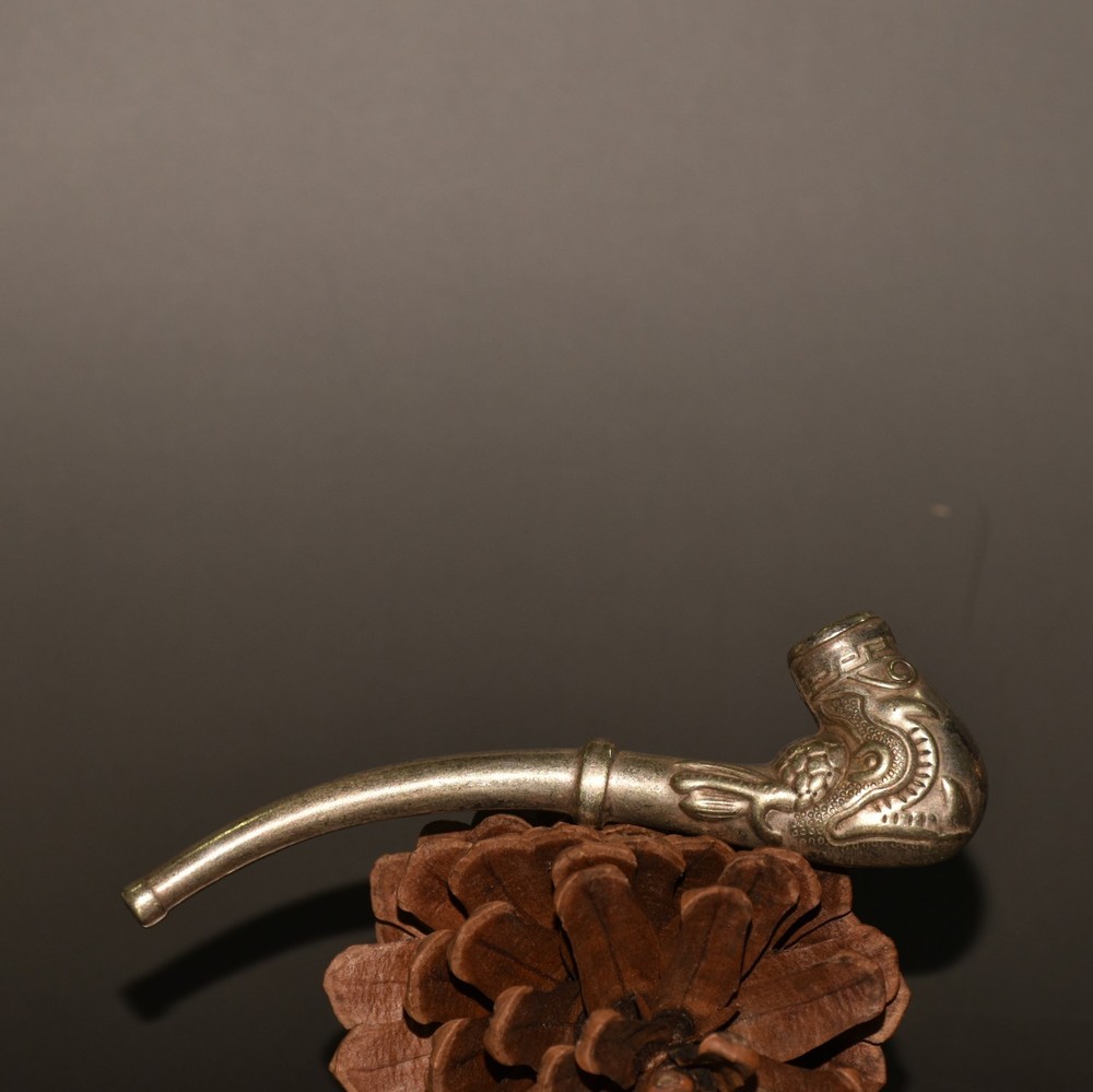 White Copper Faucet Cigarette Bag