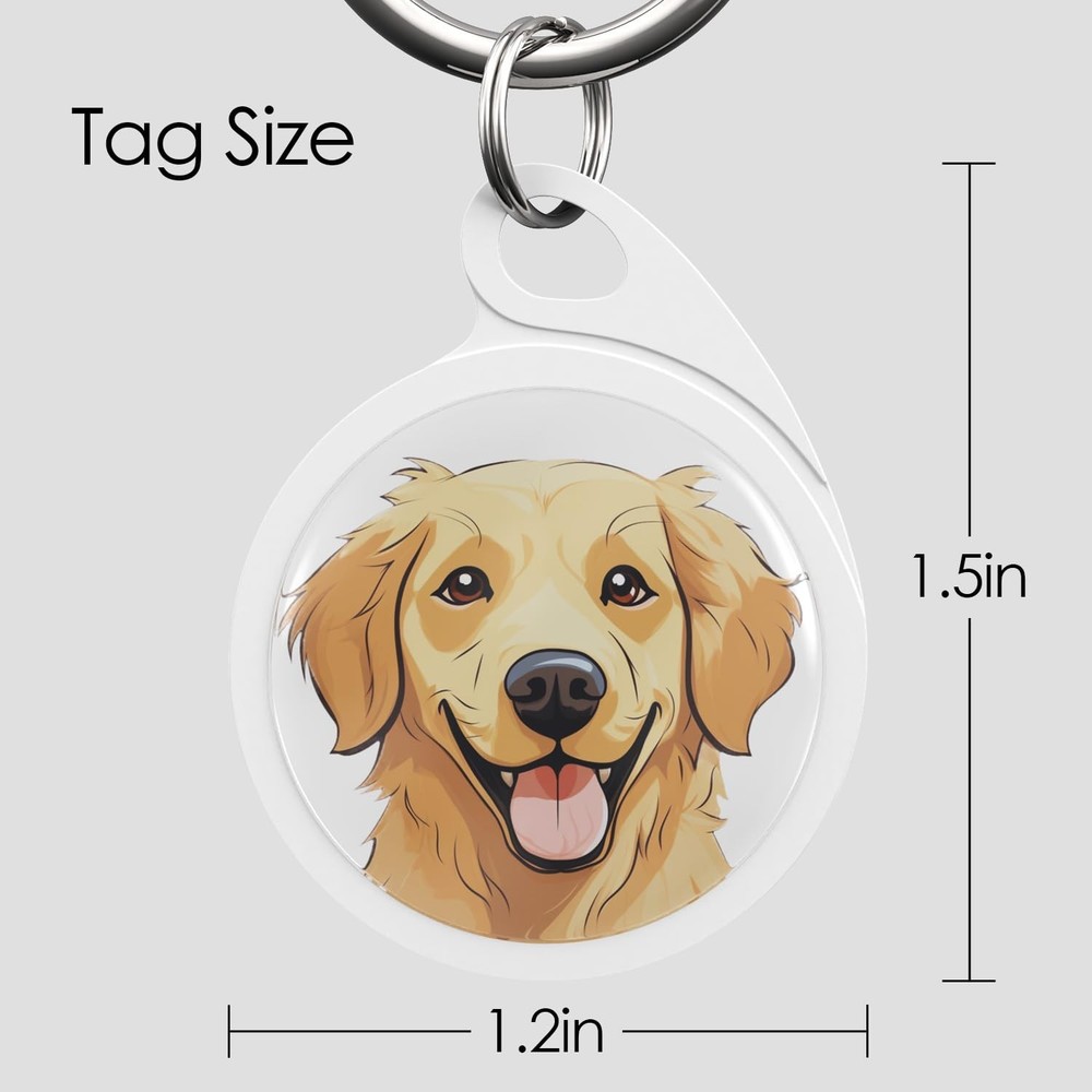 QR Code Dog Tag, Dog Tags Personalized Silent Pet ID Tag Customizable Free Pe...