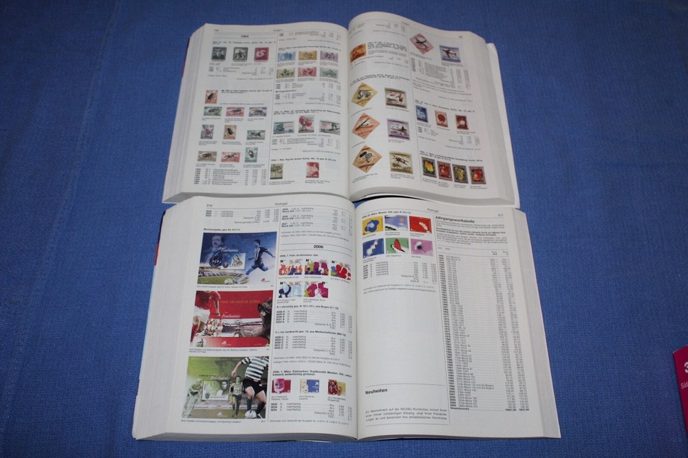 Michel 7 Volumes Europe 2006 Catalogues BlueLakeStamps Extensive useful info!