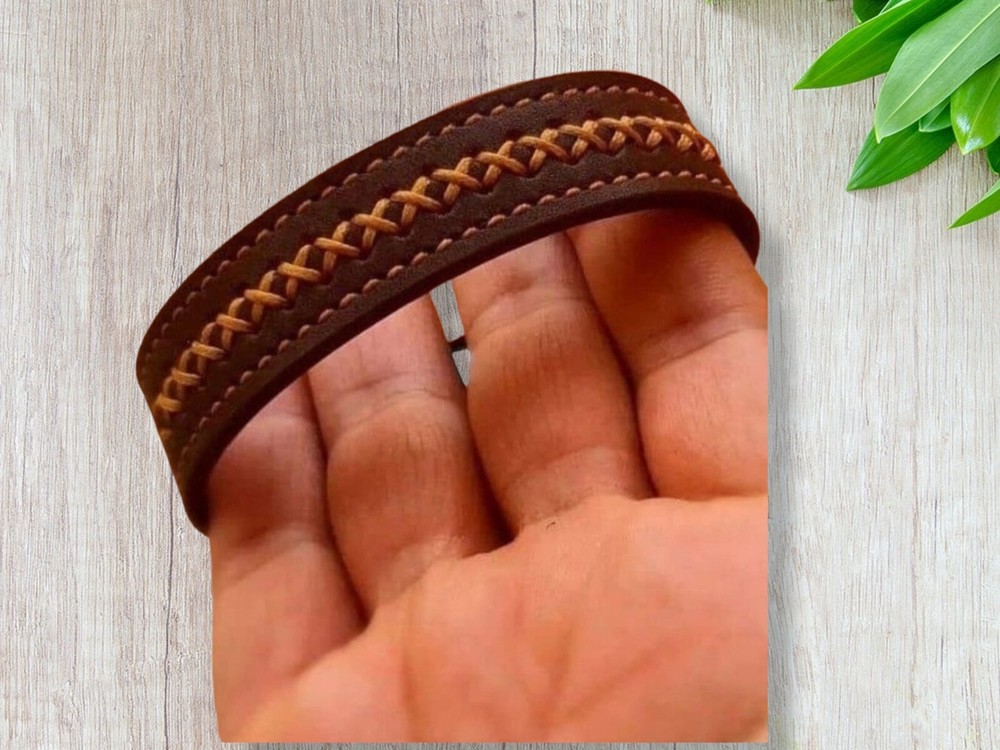 DIGITAL VECTOR FILE, leather bracelet - #37