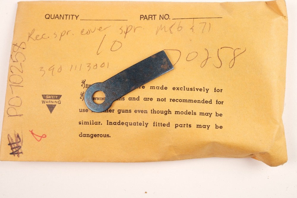 Browning 71 Receiver Spring Cover Spring 70258