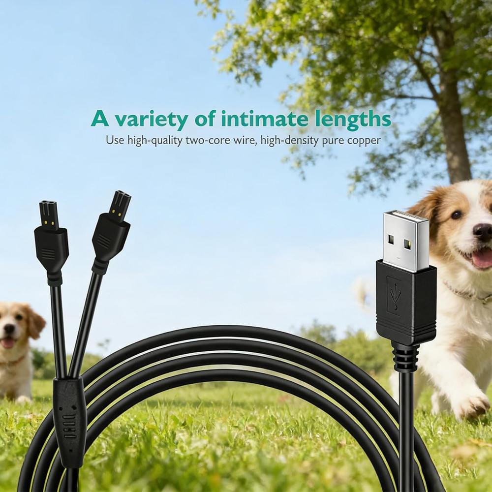for Petsafe Collar Charger Replacement, Power Cable Compatible with Petsafe Remo