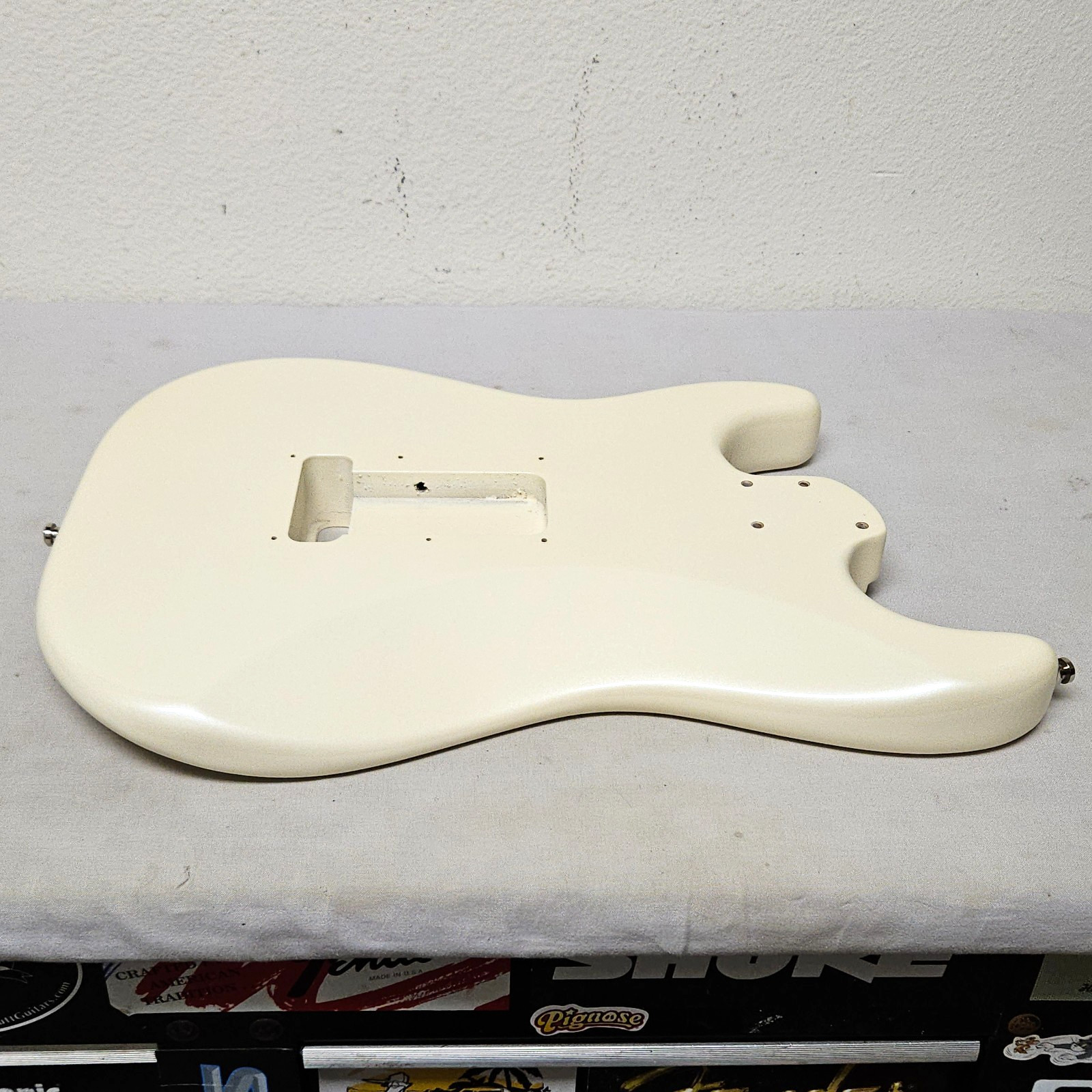 2016 Fender American Elite Strat Alder Body Olympic Pearl White for USA Guitar