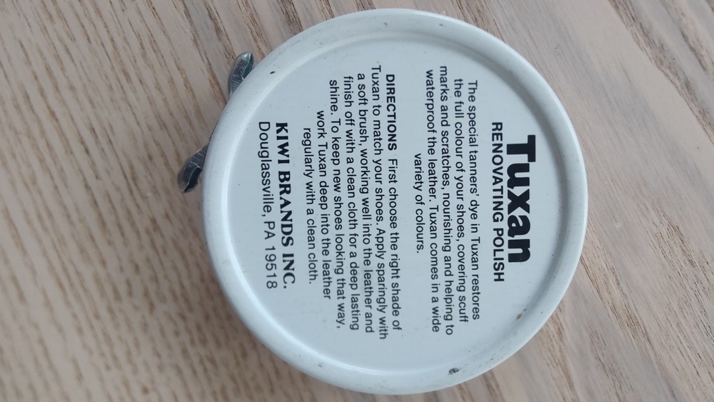 Tuxan Shoe Polish Mid Grey