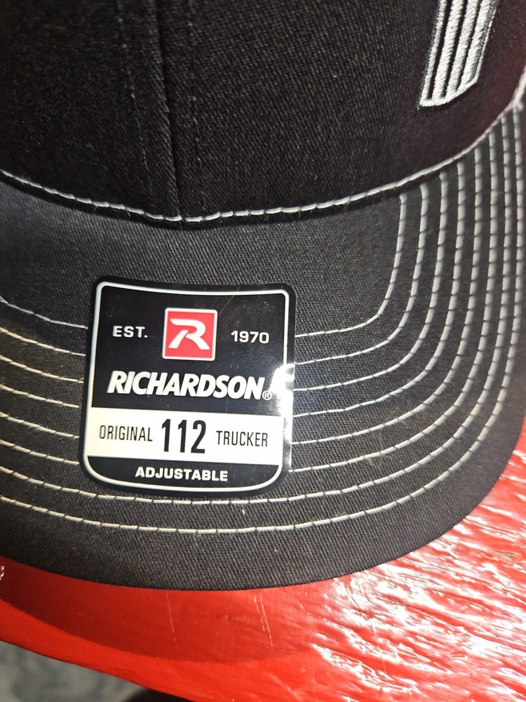 Kenworth Richardson Snapback Trucker Cap Hat Black
