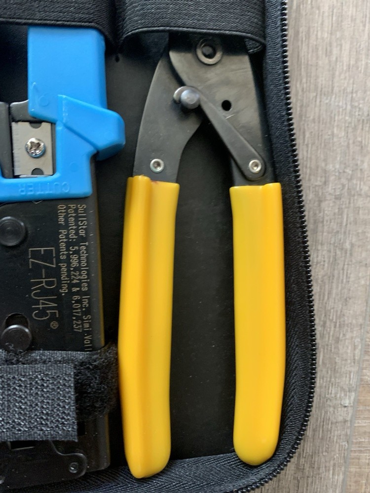 RJ45 crimping tool kit with Punch Down