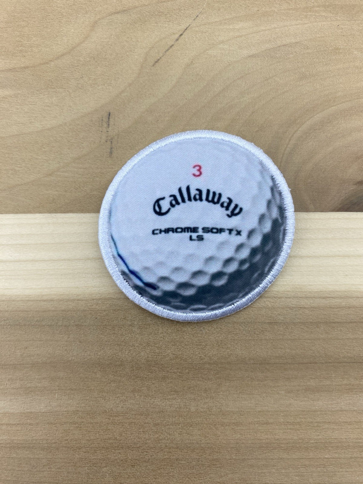 Callaway Golf Ball Embroidered Sublimation Iron On Patch 2”