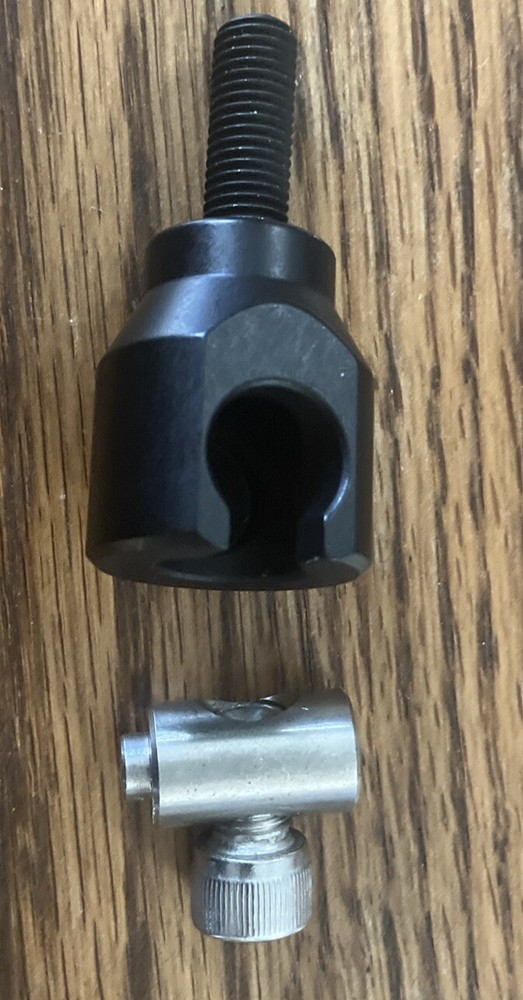 Archery Single Side Quick Disconnect Mount Compound Bow Rod Stabilizer 0 Degrees