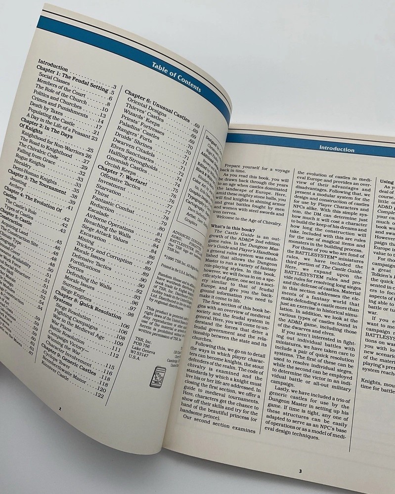 [AD&D] DMGR2 The Castle Guide (1990) VG+