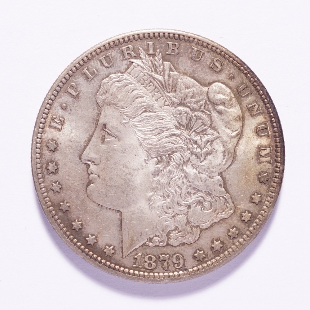 1879-S Morgan Silver Dollar AU/BU