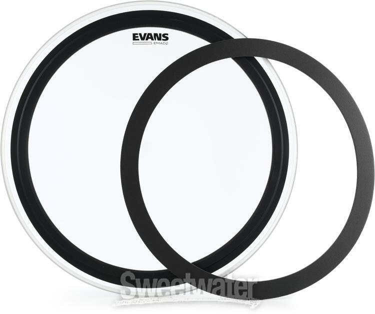 Evans EMAD2 Clear Bass Batter Head - 24"