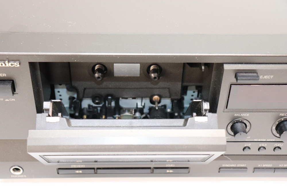 Technics RS-TR232 Stereo Cassette Tape Deck Dual Recorder Player