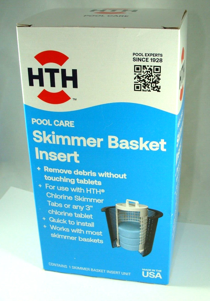 HTH Pool Care Skimmer Basket Insert Model 91030
