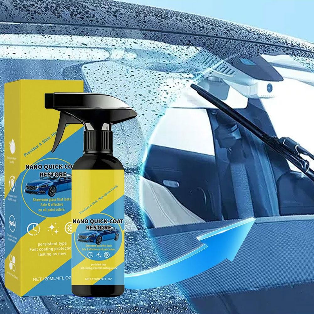 NANO QUICK-COAT RESTORE 120ml, Car Polish & Protectant, High Gloss Finish