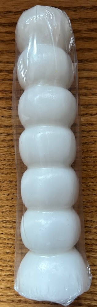 White 7-Day 7-Knob Ritual Spell Candle!