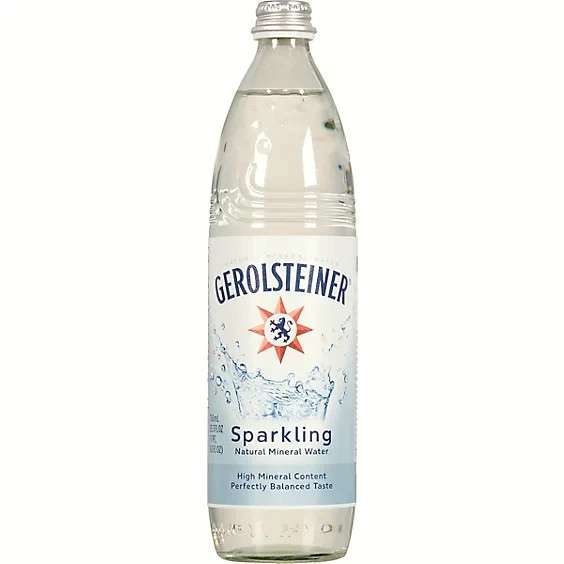 Gerolsteiner Sparkling Mineral Water 6-Pack (25.3 fl oz Glass Bottles)